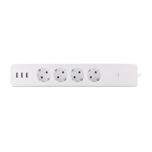 4 Way + USB EU Standard 16A WiFi Smart Power Strip Sub-control
