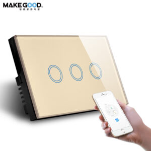Wi-Fi 3 Gang Touch Switch