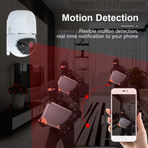 TOPPER Smart Wi-Fi Robot Long Stand Battery Home CCTV Camera For Home Security