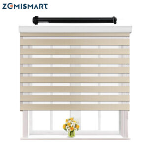 Zemismart Tuya Zigbee Electric Zebra Blinds Smart Shutters shades Tuya Smart Life Zebra Alexa Googl Home Control