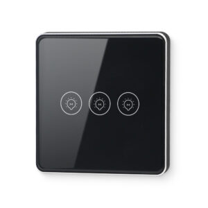 EU Standard Wi-Fi Smart Touch Switch-3gang(Metal Frame)