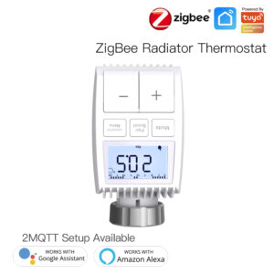 Tuya ZigBee3.0 Radiator Actuator Valve Smart Programmable Thermostat Temperature Controller External Sensor Accurate Hea
