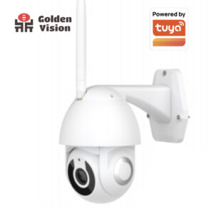 Outdoor PTZ Camera Motion Tracking Human Body Detection Dual Lights IP65 5V1A