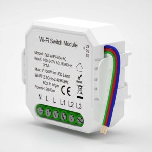 3Gang WiFi Switch Module Works with Google Home  Alexa Echo