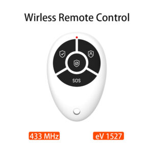 433MHz High Quality Portable 4 Buttons Keychain Wireless Remote Control For WIFI GSM Home Burglar Security Alarm System
