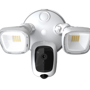 Wi-Fi Smart Floodlight Camera Weatherproof, 4MP,Built-in AI, Non-Stop Power Dimmable brightness 2500Lumen 220v