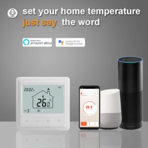 Tuya APP Alexa  Programmable Smart WIFI Electric Floor Heating Thermostat