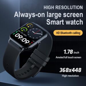 Tuya IoT manufacturer GT7D 1.78″ Amoled screen always on display 368*448 HD BT phone call smart watch
