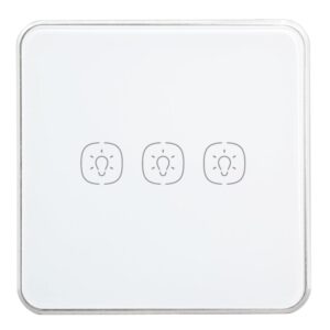 WiFi Touch Light Switch without Neutral 3GangWorks with Amazon alexa and Google home