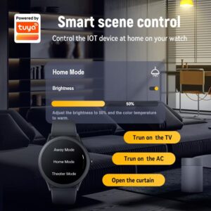 V20C Tuya smart watch 1.28″ IPS round full touch continuous heart rate true blood oxygen monitoring smartwatch