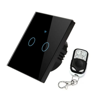 1 Gang Eu/UK Wifi RF433 Smart Wifi Wall Touch Switch Light Switches Glass Panel for Smart Home