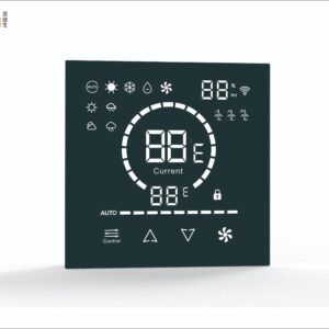Edison LED Screen Programming Smart Tuya Wi-Fi IR AC Thermostat Built-in Temperature and Humidity Sensor