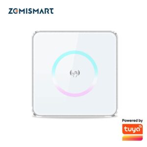 Zemismart Tuya Zigbee EU Smart Wave Switch Microwave Induction Interruptor With Neutral Support Alexa Google Home Voice