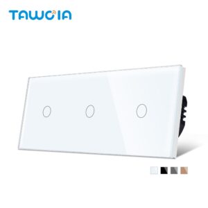 Smart Wifi Wall Touch Switch 8 Gang Glass Panel Smart Life app 86*228mm