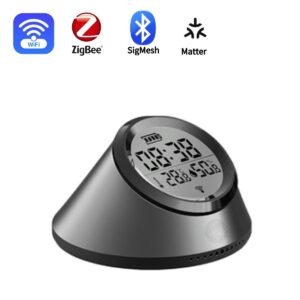 Sigmesh Thermometer and Hygrometer Zigbee Temperature and Humidity Sensor with Screen