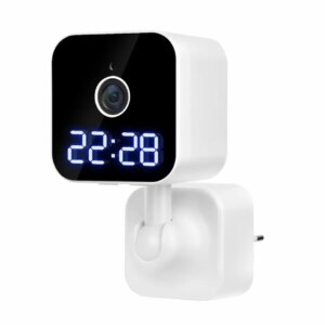 2MP 3MP 1080P HD Wireless Camara Table Desk HD Clock CCTV Camera Wifi Alarm Clock Camera