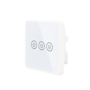 EU ZigBee Touch Switch -3gang (PC frame, L+N)