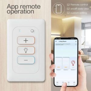 Smart Home Automation Remote Control Smart zigbee light wall switch With Neutral/No Neutral nanxin smart Star Projector