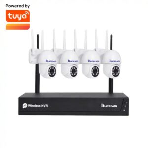 8CH 2MP 3MP 5MP   Wireless NVR Kit Surveillance System IP PTZ Camera Kit