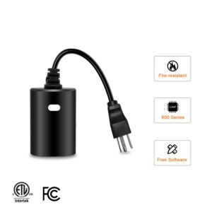 ETL FCC US Smart Life Alexa Google Smart Home IP65 Waterproof Outdoor WIFI Mini Smart Plug WIFI Plug Outdoor Plug