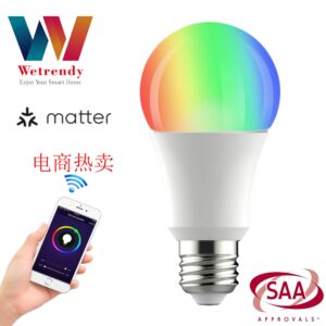 Matter Smart LED Bulb RGBCW E27/B22 matter light CCT Dimmable Smart Spotlight Zigbee spot light tape lights light strip